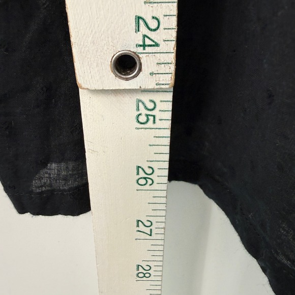 Emerson Fry Swiss Dot Peasant Blouse Women S Festival Indie Boho Minimalist - Picture 6 of 8